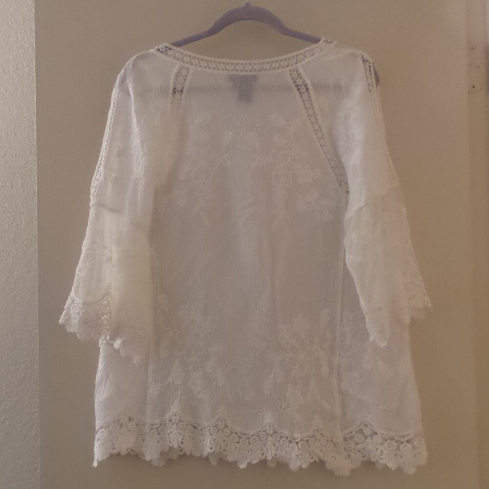 Boho Tunic White  XL